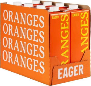 Eager Orange Juice 8 x 1L